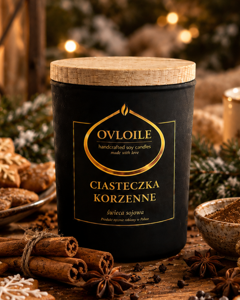 Świeca zapachowa - Ciasteczka Korzenne