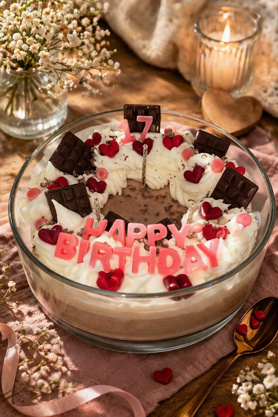 Świeca personalizowana - Tort